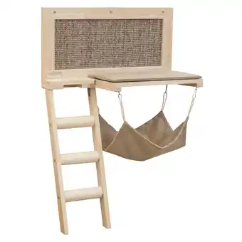 Zooplus Kerbl Pet kattenbed Houtbruin voor katten aanbieding