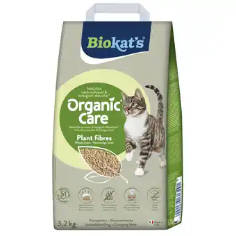 Zooplus 8l (ca. 3,2kg) Biokat's Organic Care kattenbakvulling van plantaardige vezels aanbieding