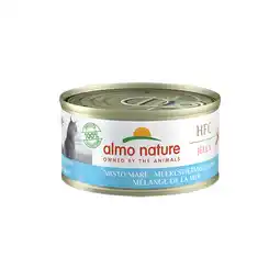 Zooplus 12 + 6 gratis! Almo Nature HFC natvoer voor katten 18 x 70 g - Zeevruchtenmix aanbieding