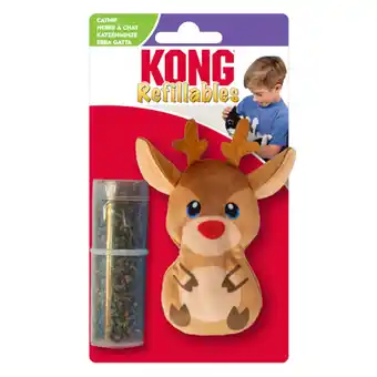 Zooplus Kong Holiday Refillables Rendier Katten aanbieding