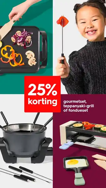 HEMA Gourmetset, teppanyaki-grill of fondueset aanbieding