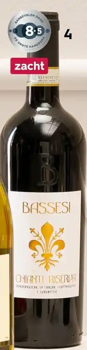 HEMA Bassesi chianti riserva aanbieding