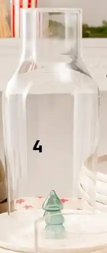 HEMA Karaf met kerstboompje aanbieding