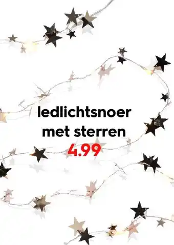 HEMA Ledlichtsnoer met sterren aanbieding