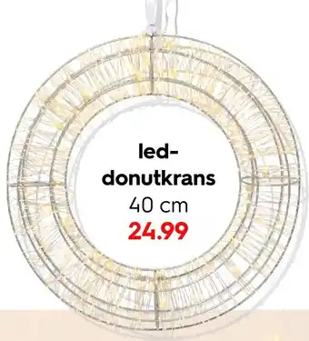 HEMA Led-donutkrans aanbieding