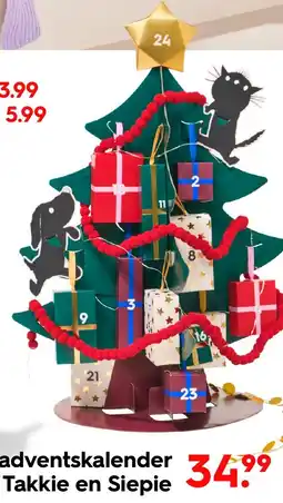HEMA Adventskalender Takkie en Siepie aanbieding