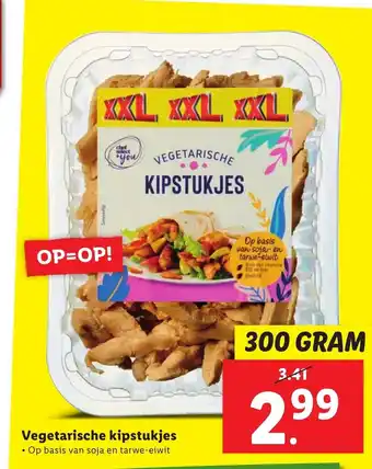 Lidl Vegetarische kipstukjes 300g aanbieding