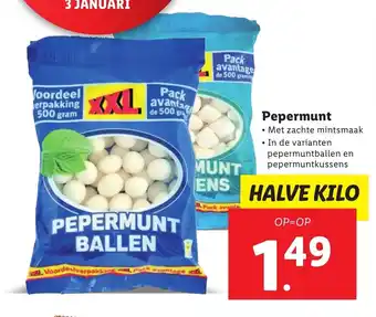 Lidl Pepermunt aanbieding