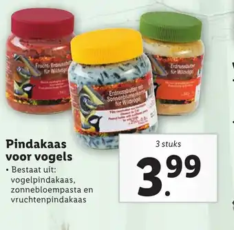 Lidl Pindakaas voor vogel aanbieding