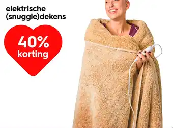 HEMA Elektrische snuggle dekens aanbieding