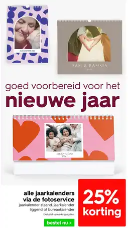 HEMA Alle jaarkalenders via de fotoservice aanbieding