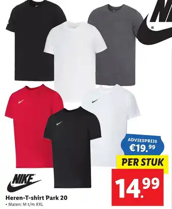 Lidl Heren-T-shirt park 20 aanbieding