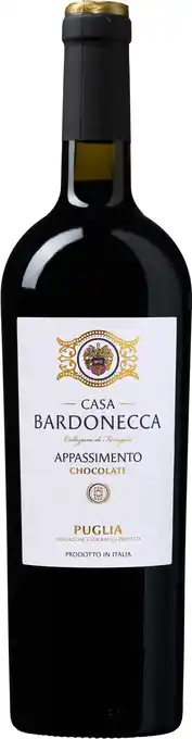 Wijnvoordeel 1 fles Casa Bardonecca Chocolate Appassimento aanbieding
