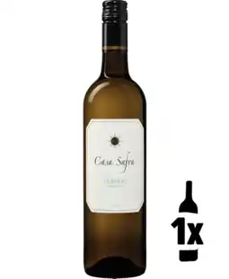 Wijnvoordeel 1 fles Casa Safra Verdejo aanbieding
