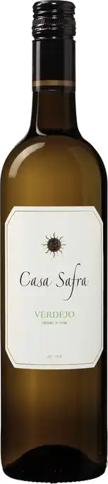 Wijnvoordeel 1 fles Casa Safra Verdejo aanbieding