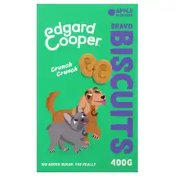 Pets Place Edgard&Cooper Biscuit - Hondensnacks - Appel 400 g aanbieding
