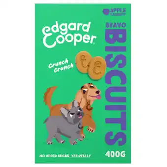 Pets Place Edgard&Cooper Biscuit - Hondensnacks - Appel 400 g aanbieding