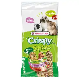 Pets Place Versele-Laga Crispy Sticks Triple Variety Pack - Konijnensnack - Mix 3x35 g Herbivoren aanbieding