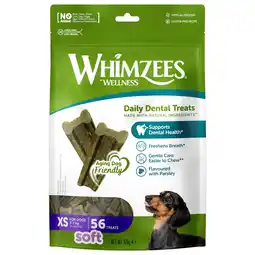 Pets Place Whimzees Soft Value Bag - Hondensnacks - 56x7.5 g Xs aanbieding