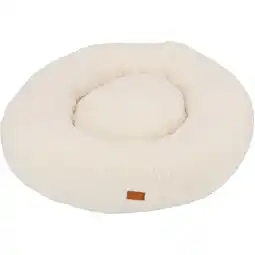 Pets Place Adori Devoted Donut Hazel - Kattenmand - Ø60x25 cm Warm Wit aanbieding