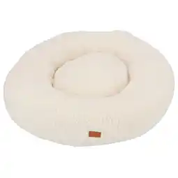 Pets Place Adori Devoted Donut Hazel - Kattenmand - Ø60x25 cm Warm Wit aanbieding