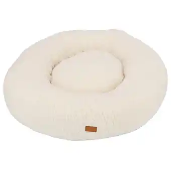 Pets Place Adori Devoted Donut Hazel - Kattenmand - Ø60x25 cm Warm Wit aanbieding