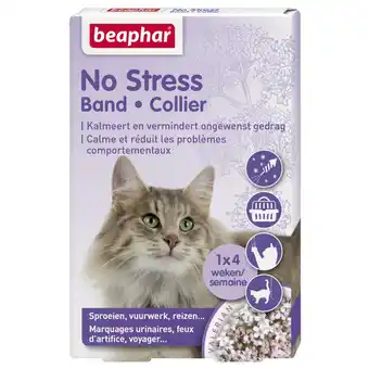 Pets Place Beaphar No Stress Band Kat - Anti stressmiddel - 1 stuk aanbieding
