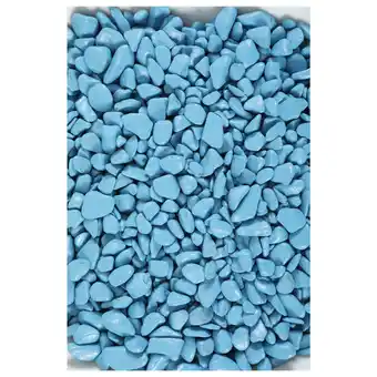Pets Place Zolux Ekaï Aquariumgrind - Aquarium - Siergrind - 23x16x2 cm 1 kg Lichtblauw aanbieding
