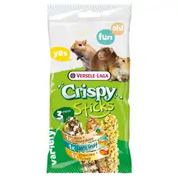 Pets Place Versele-Laga Crispy Sticks Triple Variety Pack - Knaagdiersnack - Mix 3x35 g Omnivoren aanbieding