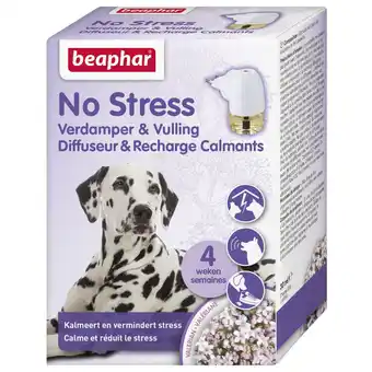 Pets Place Beaphar No Stress Verdamper Met Vulling Hond - Anti stressmiddel - 30 ml aanbieding