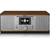 MediaMarkt LENCO DIR-270WD Internetradio met DAB, FM, CD en Bluetooth Walnoot-Zilver aanbieding