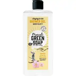 Etos Marcel's Green Soap Vanilla & Cherry Blossom Showergel 300 ML aanbieding