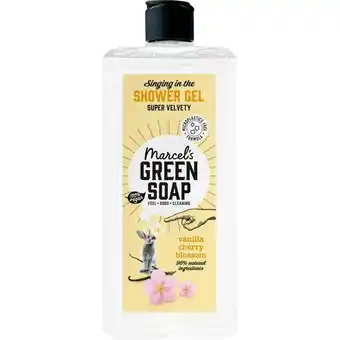 Etos Marcel's Green Soap Vanilla & Cherry Blossom Showergel 300 ML aanbieding