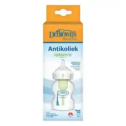 Etos Dr. Brown’s Anti-Colic Brede Halsfles 150 ML aanbieding