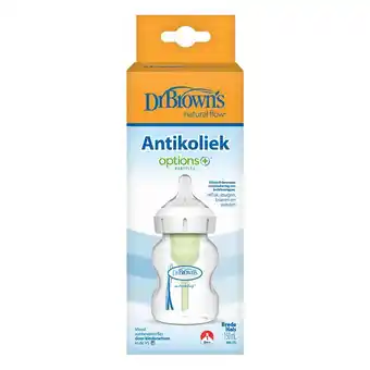 Etos Dr. Brown’s Anti-Colic Brede Halsfles 150 ML aanbieding