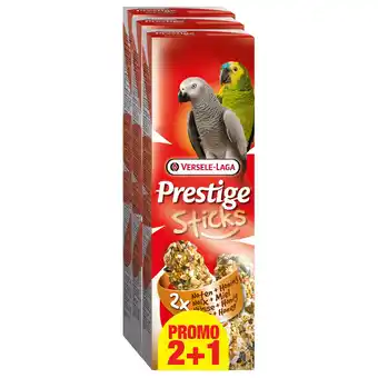 Pets Place Versele-Laga Prestige Combi-Pack Sticks Papegaaien Promo - Vogelsnack - 2+1 stuks aanbieding