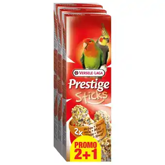 Pets Place Versele-Laga Prestige Combi-Pack Sticks Gropar Promo - Vogelsnack - 2+1 stuks aanbieding