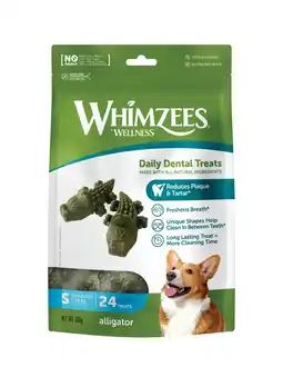 Pets Place Whimzees Stazak Krokodil - Hondensnacks - 24 stuks S aanbieding