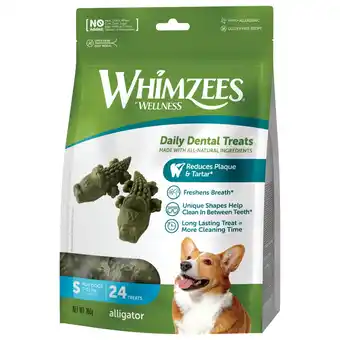 Pets Place Whimzees Stazak Krokodil - Hondensnacks - 24 stuks S aanbieding