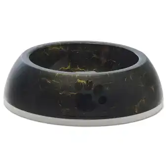 Pets Place Savic Voerbak Delice Marble - Hondenvoerbak - Ø14.5x20.5x20.5x6.5 Marmer Zwart Goud 2 aanbieding