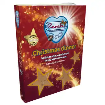 Pets Place Renske Christmas Dinner - Natvoer - Kalkoen Cranberry 395 g Rood aanbieding