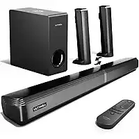 MediaMarkt ULTIMEA Apollo S50 4.1 Soundbar voor Smart TV met Subwoofer Soundbar Zwart aanbieding