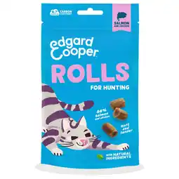 Pets Place Edgard&Cooper Rolls - Kattensnack - Zalm 45 g aanbieding