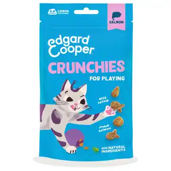 Pets Place Edgard&Cooper Crunchies - Kattensnack - Zalm 50 g aanbieding
