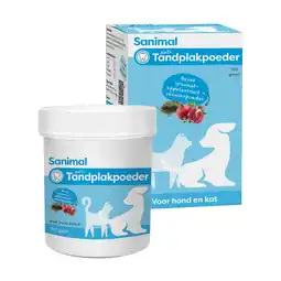 Pets Place Sanimal Anti-Tandplakpoeder - Hondenverzorging - 180 g aanbieding