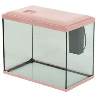 Pets Place Zolux Ekaï Aquarium - Aquaria - 35x20x26 18 l Pink filter 180 L/h included aanbieding