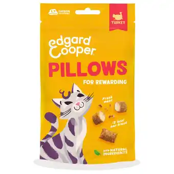 Pets Place Edgard&Cooper Pillows - Kattensnack - Kalkoen 60 g aanbieding
