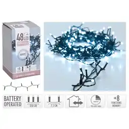 Pets Place Homestyle Led Verlichting Met Timer - Verlichting - 4 m Wit 48 led Op Batterij aanbieding