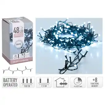Pets Place Homestyle Led Verlichting Met Timer - Verlichting - 4 m Wit 48 led Op Batterij aanbieding