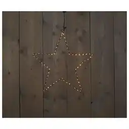 Pets Place Anna's Collection Verlichte Ster - Kerstverlichting - Ø40 cm Zwart 70 led Koperdraad aanbieding